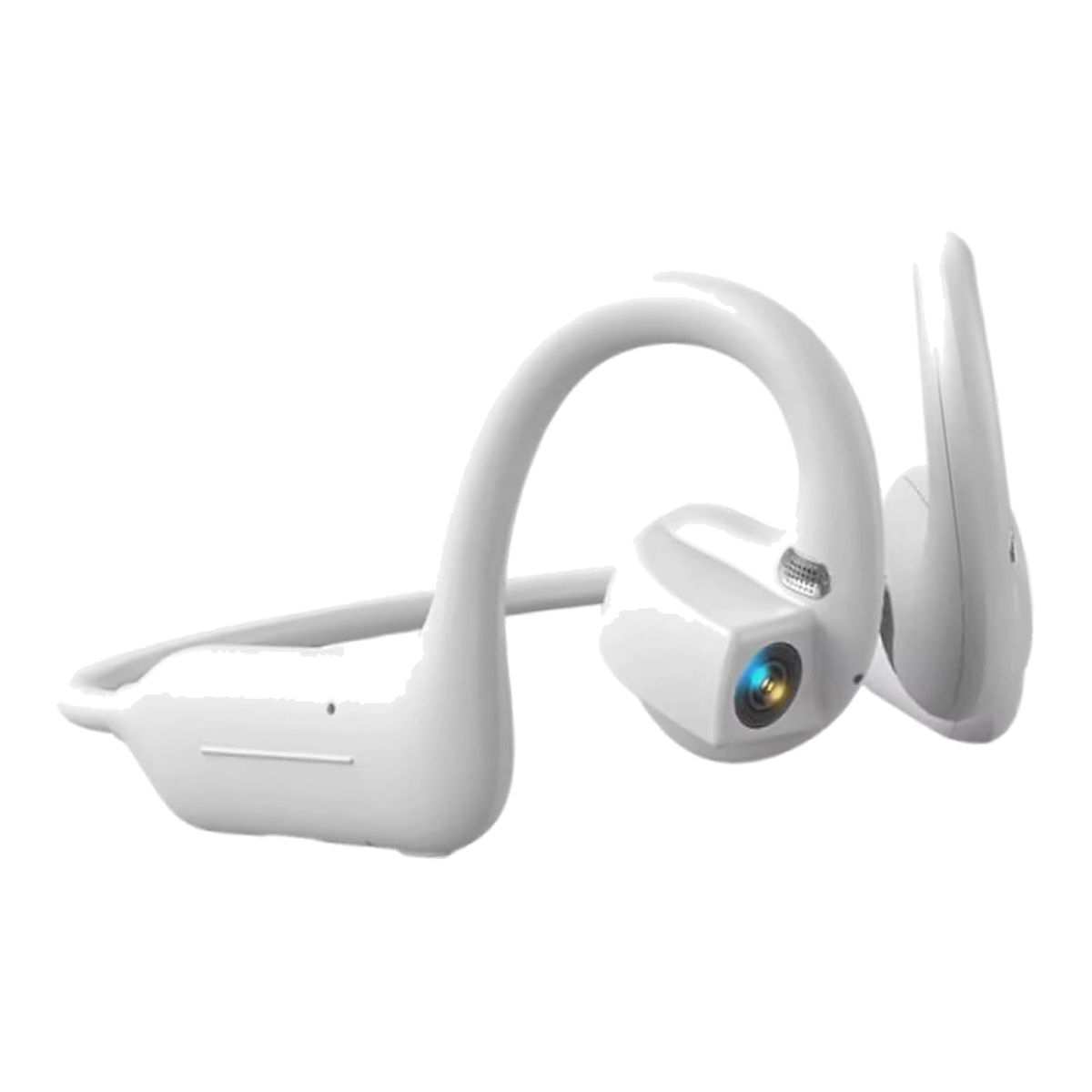 Eyear Open-Ear Kopfhörer mit POV-Kamera in Weiß
